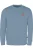 Kronstadt Sweatshirt ronde halsblauw, Effen