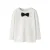 GUPPY MINI rechtvallende longsleeve – wit