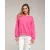 Sweatshirt met de tekst ‘iconic’ in neonkleur op de voorkant en de rug.