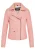 Babyroze klassieke Brando biker leren jas voor dames – Broome