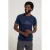 Mountain Warehouse Heren Quest Bedrukte Merino Mix Thermo Top (Donkerblauw)