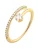 Heideman Ring ‘Jella’  goud / transparant