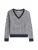 TOMMY HILFIGER Trui  donkerblauw / wit