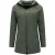 Double Face Dames Jassen Parka – Slim Fit – Groen