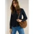 Cecil Dames Overhemdblouse in effen kleur in Blauw