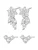 Hey Happiness Oorbellen ‘Blooming Flower’  zilver