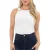 I Saw It First Dames/Dames mouwloze top (Crème)