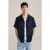 We Fashion Shirt Navy Blue