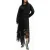 AllSaints Fern Emb Sweat Black