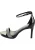 BUFFALO Sandalen met riem ‘Monroe 2’  zwart / zilver / transparant