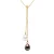 Ketting YOU AND ME TAHITI cultuur parels en 7-8mm FRESHWATER Peren Yellow Gold