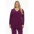 YOEK tuniek Plus Size – paars