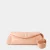 Cannolo Grande Gevoerde Hobo Tas – Jil Sander – Leer – Perzik Parel