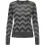 Only Onljillo ls zigzag o-neck glitter knt dessin