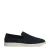 Manfield – Heren – Donkerblauwe suède loafers –