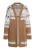 usha Gebreid vest Dames Camel Veelkleurig
