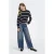 KIDS ONLY GIRL high waist barrel jeans dark blue denim