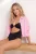 TRENDYOLMİLLA Dames Roze Effen Lang Regular fit Overhemden