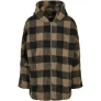 Damesfleece Urban Classics hooded oversized check sherpa