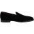 Dolce & Gabbana Zwarte Velvet Instap Loafers Formele Schoenen