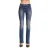 Jeans Straight die comfort en duurzame aantrekkingskracht combineert midden hoge taille vrouw It’s Basic