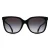Ralph by Ralph Lauren RA5343U 62978G glanzend zwart op transparant grijs gradiënt zonnebril