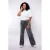Exxcellent wide leg jeans grey denim
