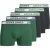 Jack & Jones Heren plus size boxershorts trunks jacnolan 5-pack effen groen/donkerblauw