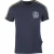 Aquascutum Schouderstreep Marineblauw T-Shirt