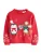 Next Trui ‘Christmas Character’  karamel / donkergrijs / knalrood / wit