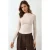 Textuur Crew Neck Lange Mouwen Top