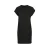 Build Your Brand – Turtle Extended Korte Dames T-Shirt Jurk – Black