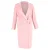 Max Mara Dubbelzijdige Jas in Roze Wol