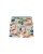 WE Fashion Zwembroek  beige / blauw / mintgroen / rood