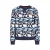 TYGO & vito sweater met print – donkerblauw