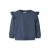 NAME IT MINI sweater met ruches – blauw