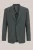 WE Fashion Heren slim fit blazer van twill met stretch