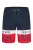 CAMP DAVID Zwemshorts  blauw / rood / wit