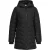 Slazenger Gevoerde polyester jas van gemiddelde lengte voor dames (Zwart)
