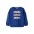 NAME IT MINI rechtvallende sweater met print – blauw