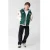 Shoeby baseball jack met tekst – groen/wit