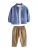 Next Set  blauw / bruin / wit