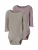 TWO SOON Rompertje/body  greige / oudroze