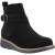 Hush Puppies Lyra Dames Zwarte Suède Winter Enkellaarzen