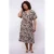 Exxcellent midi jurk beige