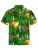Hawaiihemdshop.de Overhemd ‘Hawaiihemd “Jungle Parrots”‘  groen