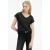 AllSaints Anna V Tee Black