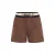 Like Flo imitatieleren regular fit casual short – bruin
