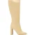 Steve Madden Kniehoge laarzen met hoge blokhak voor dames (Kokosmelk)