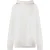 Hugo Dames/Dames Opschrift Relaxed Fit Hoodie (Wit)